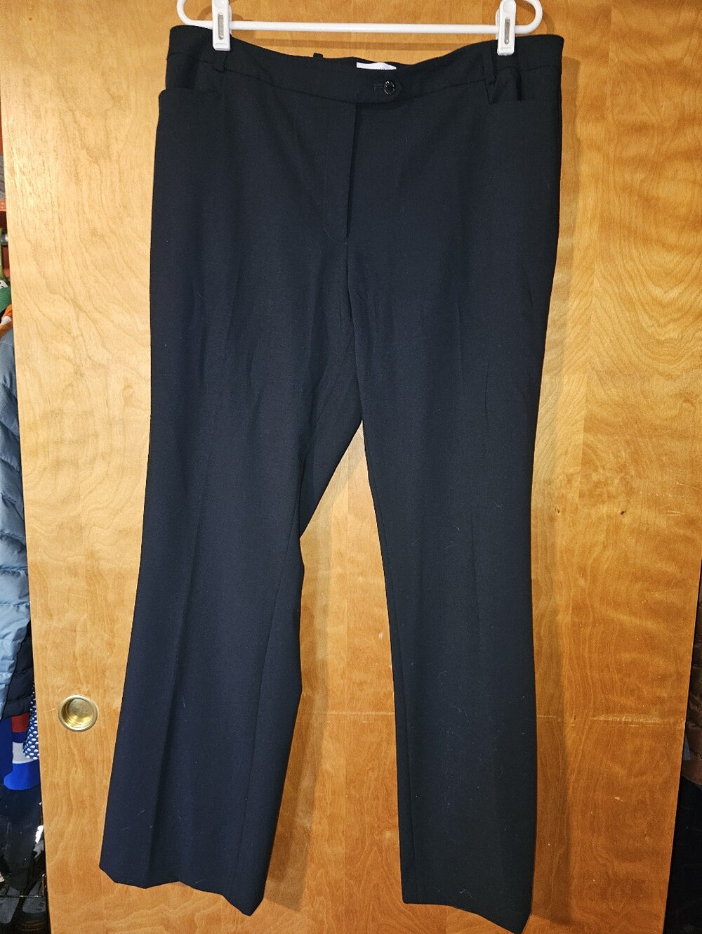 Calvin Klein Navy Blue Boot Cut Dress Pants